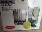 Exaust fan; exaust moter led light iron kadhai and glass set