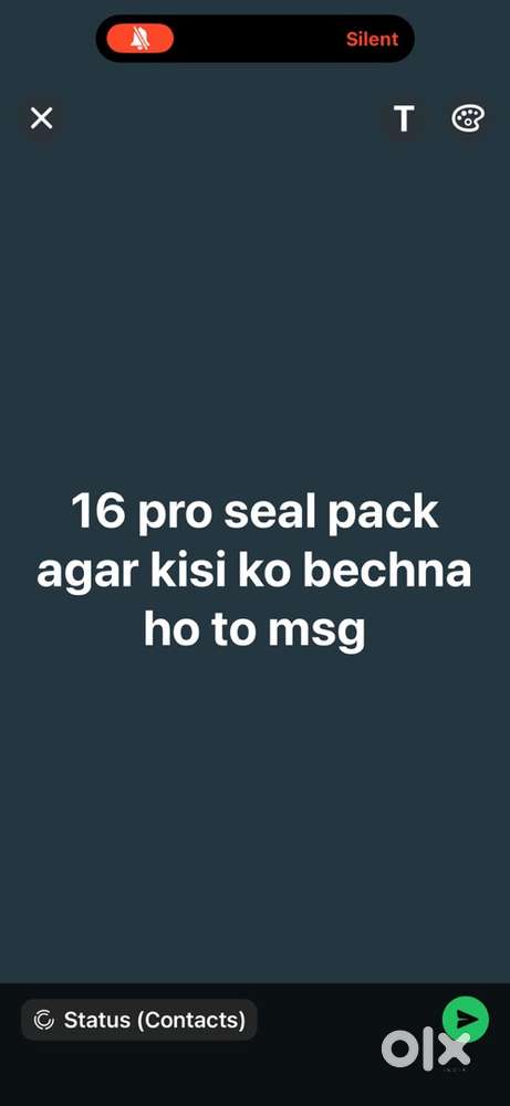 Iphone 16pro -128gb indian seal pack