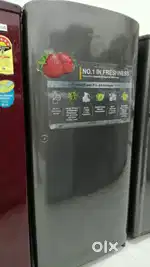 Samsung single door fridge good condition with warranty 1 year old