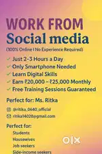 Work from social media