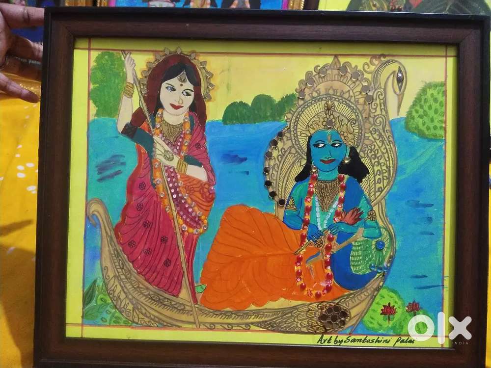 Laxmi narayana painting (home decoration)