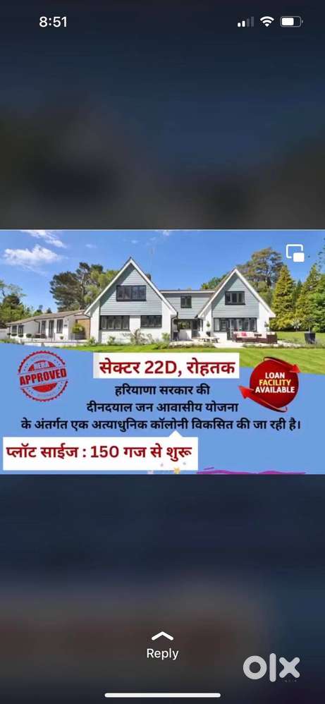 3 Side Open North East Face Corner For Sale at Sector at Sector 22D