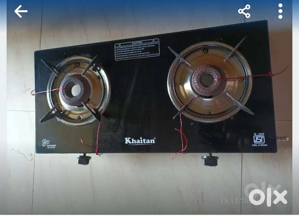 Gas stove burner(Glass Top)