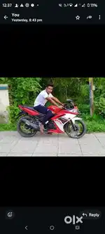 Yamaha R15 family seat.