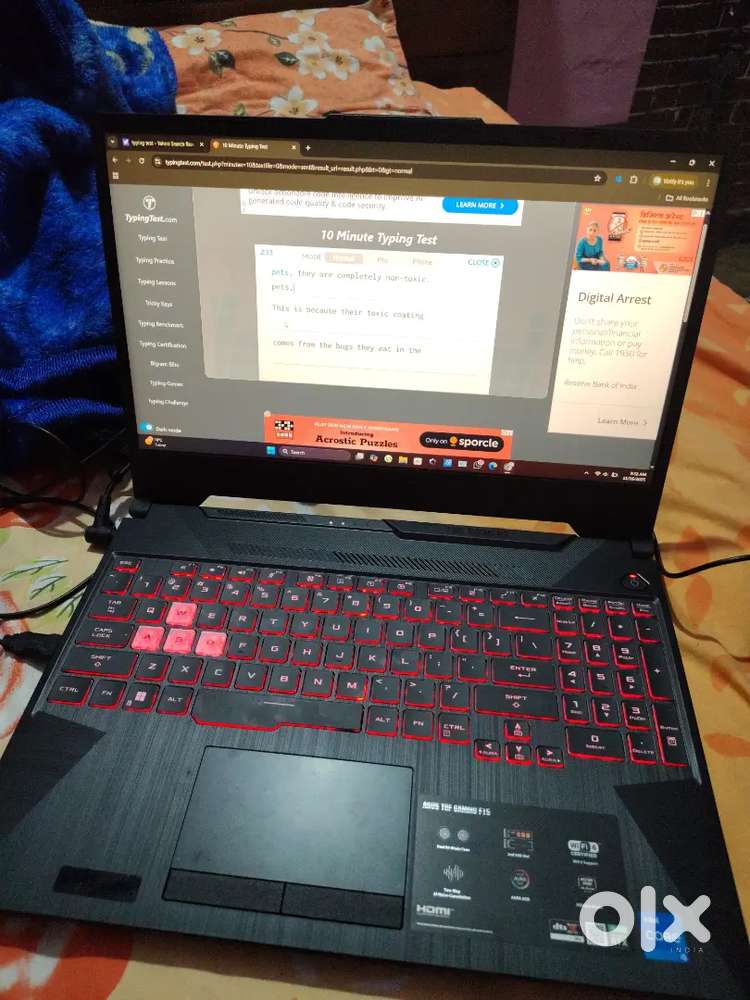 Asus Tuf f15 flawless condition Gaming laptop