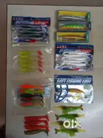 Fishing Articial Lures And Rubber Shads