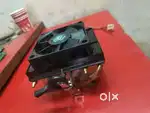 Amd dual copper pipe cpu fan perfect working