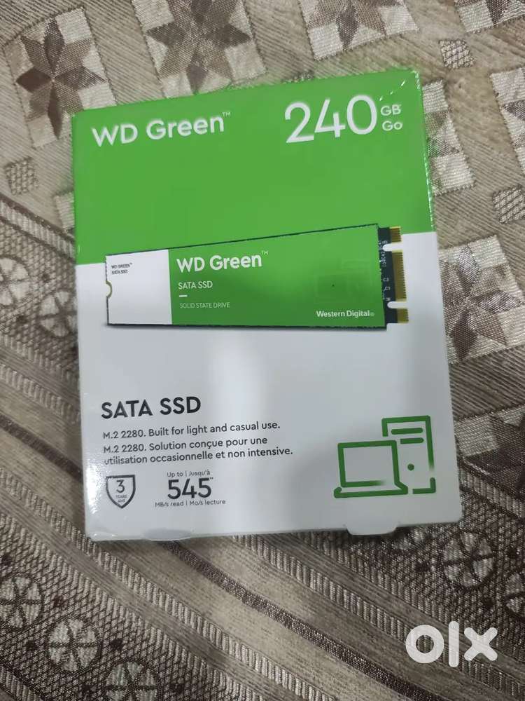 Wd green sata SSD m.2 6gb per sec new 2 slots