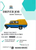 BANK DRIVER VACANCY