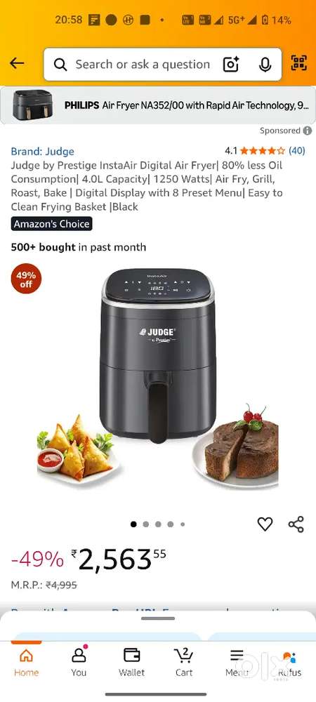 Prestige air fryer new one