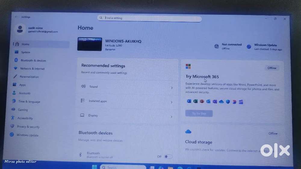 Dell latitude 5290 i5 windows 11