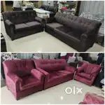 New turbo design fabric material sofa set