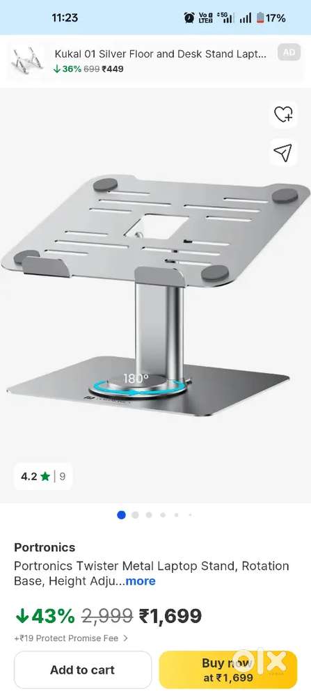Laptop Moveable Stand