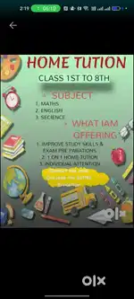 We provide from class 3 to 8 all subjects