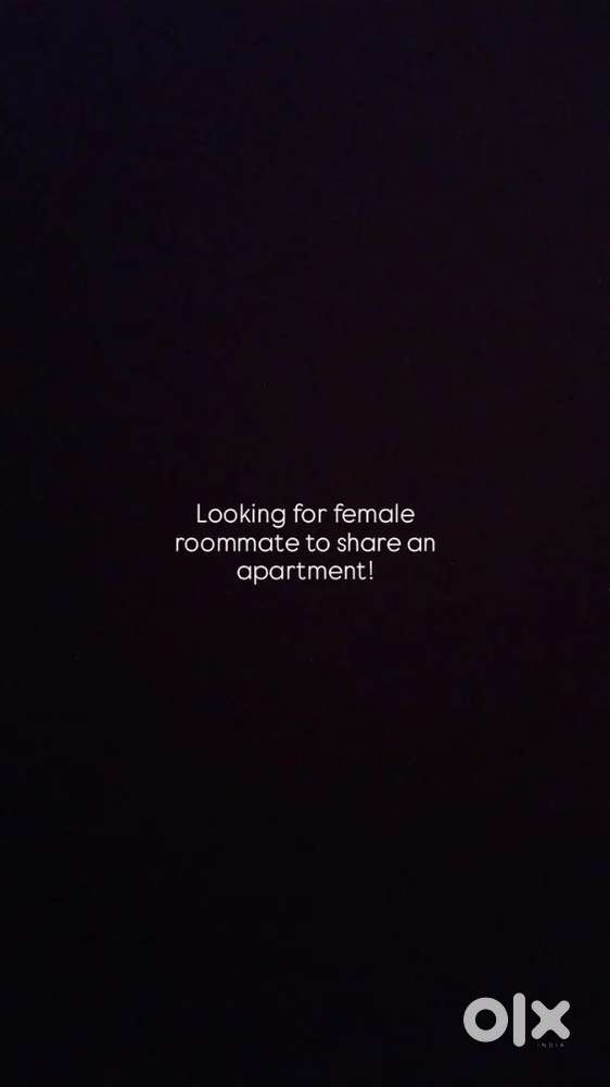 Looking for a female roommate to share an apartment