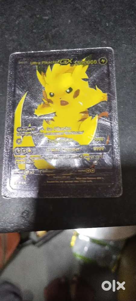 Pokemon rare card in black version