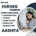 WORK FROM HOME-PART TIME JOBS-SIMPLE TYPING & EASY HAND-WRITING JOBS
