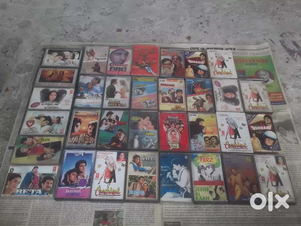 150 pis non seald pack & 50 pis sealed pack tape cassette lot selling