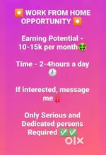 Work from home opportunity