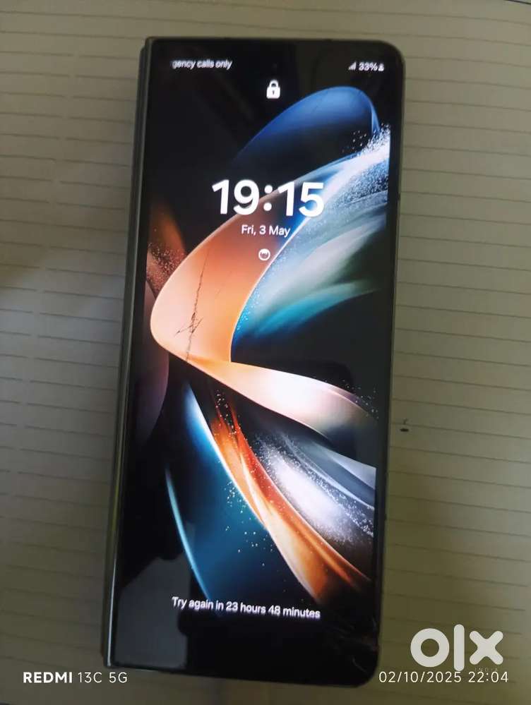 U4 fold damaged condition.