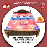 Wooden Cot Bed Mattresses Sales - Mattresses all types available new