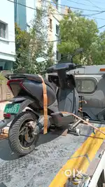 Two wheeler Recovery Van Towing