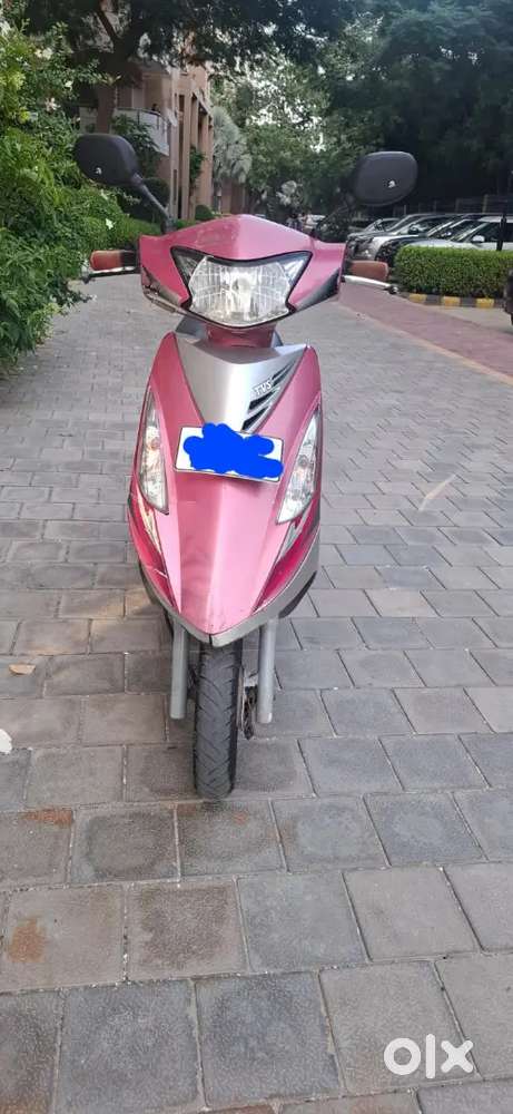TVS Scooty with new tyres and battery in good condition