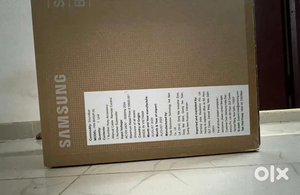 Samsung Sound Bar Brand New Unpacked unit