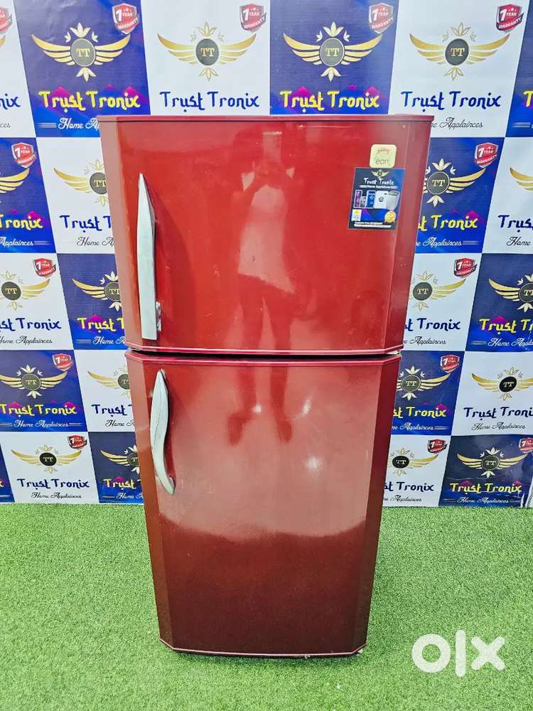 250ltr eon godrej red double door fridge