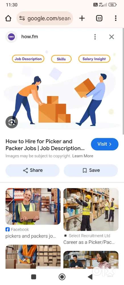 Wanted picker packer(guduvachery)
