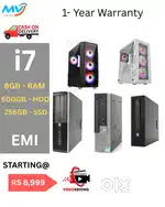 EMI  COD  1 Year Warranty  Desktop Laptop Sales & Service  CPU - Brand
