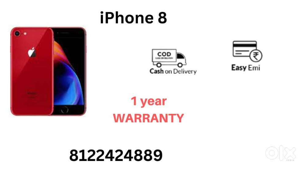 iPhone SE | 6s | 7 | 8 - 1 year Warranty - NO COST EMI - COD