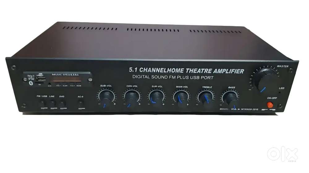 5.1 amplifier for 10inch sub, 4inch or 6inch speakers