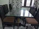 Glass top dining table for sale