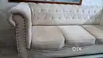 Sofa Set - 3+2 ( Beige, chesterfield style )