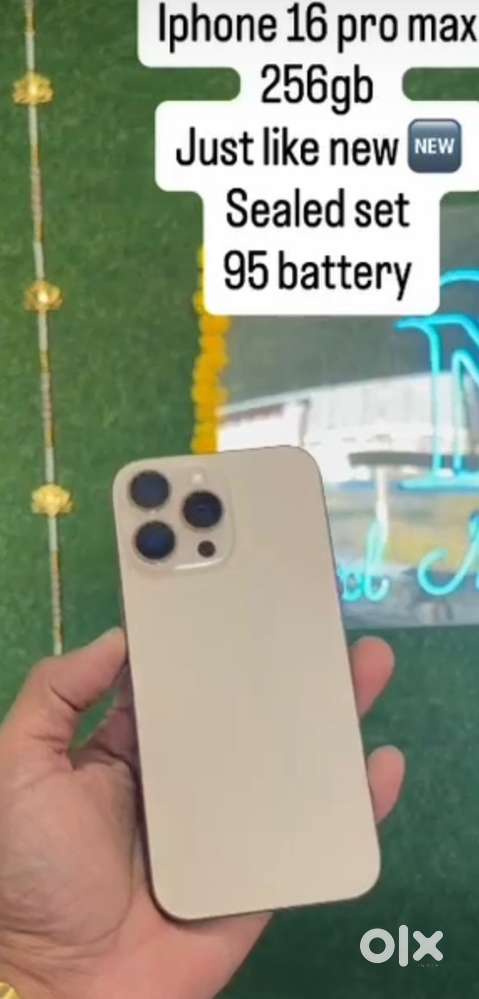 16 pro max  256 gb 99heath 3 momth warrty