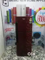 Whirlpool double door refrigerator maroon colour 290Liters capacity