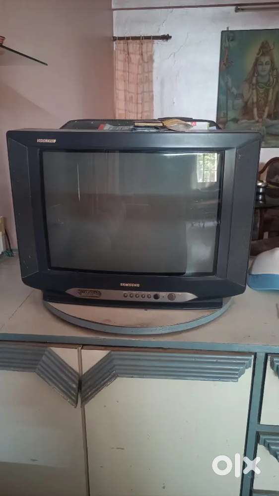 Television ,mattress , mirror, machardani stand