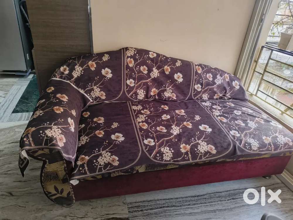 Antique one sided sofa