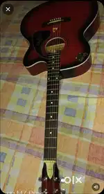 Guitar with bag at lower price and also in well condition