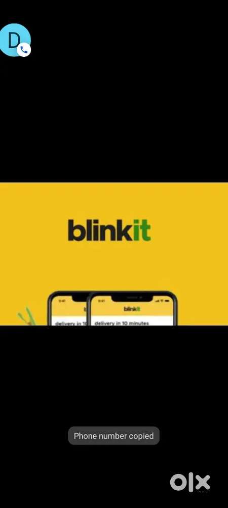Hiring for Kolkata blinkit delivery boy job