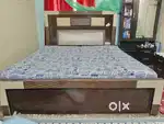 King size bed with 2 side tables