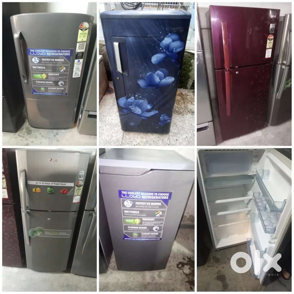 6500/- fridge washing machine available with 5 YEARS WARRANTY
