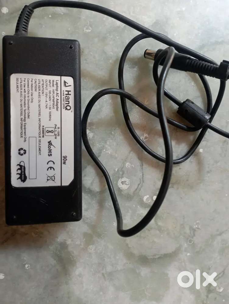 Laptop round pin charger