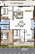 New 3bhk flat at affordable price