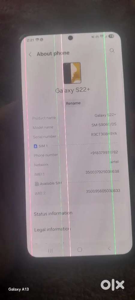 Samsung s22+ 8...128..