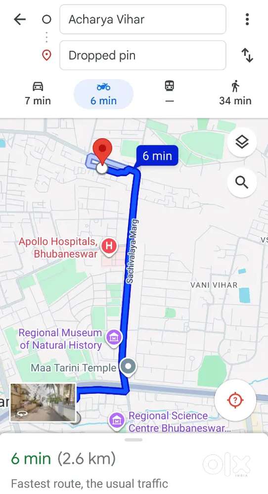 One bed is available at Gajapati Nagar, Sainik School.