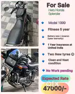 Hero Honda Spender 1999 model
