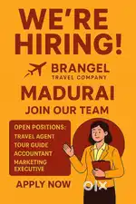 We’re Hiring – Brangel Travel Company, Madurai

!