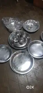 Steel p Big size plate,Basan, and defincarer.